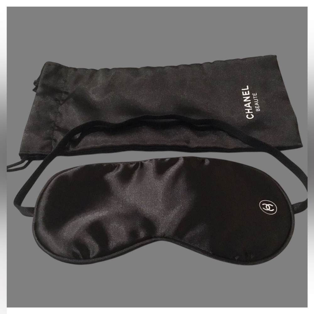 Elegant Black Sleep Mask